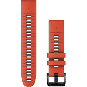 Garmin QuickFit 22mm Band For Fenix 6 - Red/Graphite | 010-13280-04