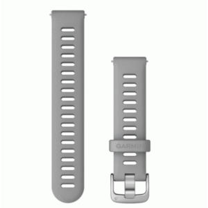 Garmin Quick Release Bands (18 mm) Powder Grey, Silver Hardware | 010-11251-3G