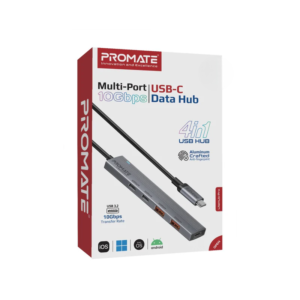 Promate LiteHub Pro Multiport 10Gbps USB-C Data Hub | LITEHUB-PRO