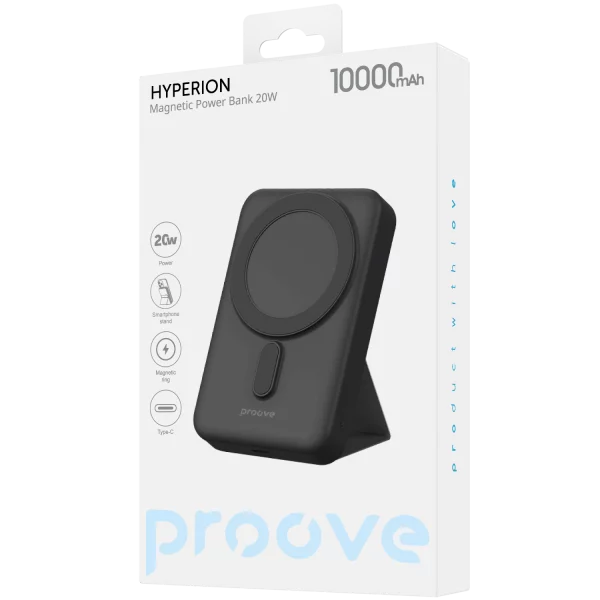 Proove Hyperion 20W Power Bank 10,000mAh 2025 - Black | PBHN15020001