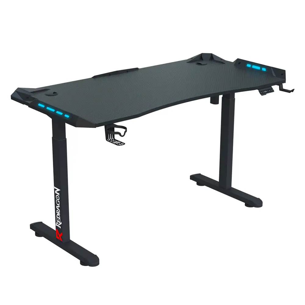 Redragon 120cm LED Gaming Desk, 1200*600*720, 1170MM + Parts Box | GD-3300-S