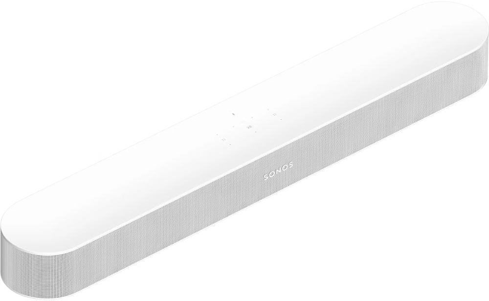 Sonos Beam (Gen 2) - Smart Soundbar with Dolby Atmos (White) | Compact Home Theater