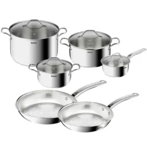 Tefal Intuition Stainless Steel 10 Piece Cookware Set |B864S874