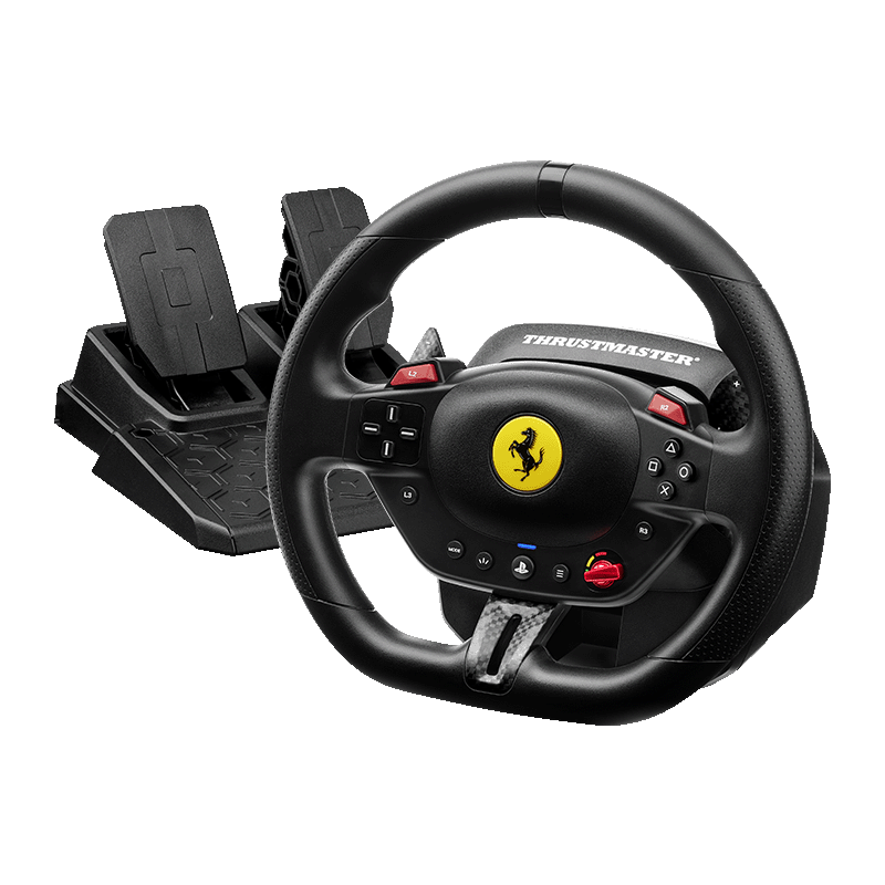 Thrustmaster T98 Ferrari 296 GTB Racing Wheel and Pedal Set - PS5 | PS4 | PC