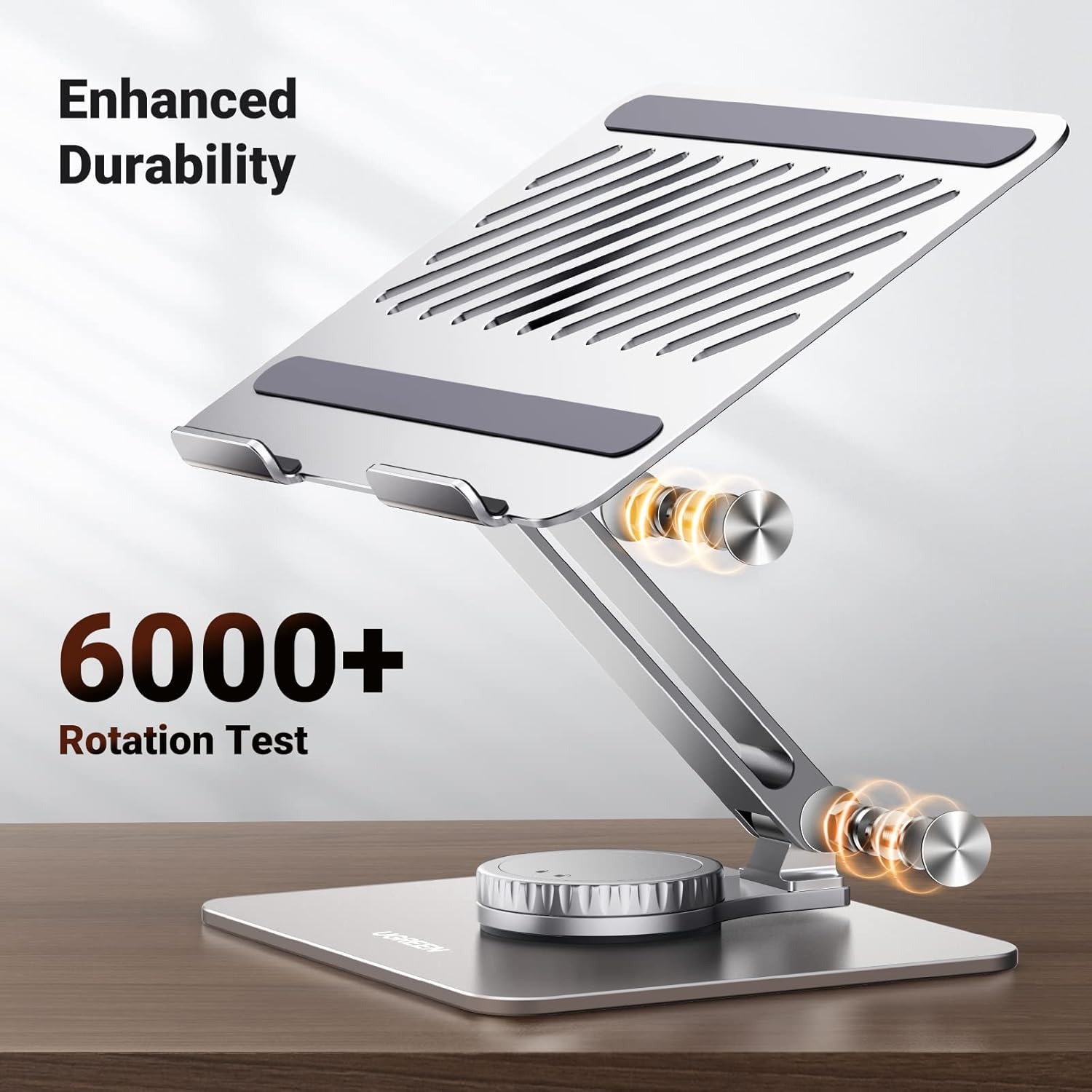 UGREEN LP592 — Multi-Angle Adjustable Swivel Laptop Stand with 360° Rotation | 90849