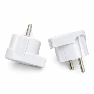 White 2-Pin Universal Plug Adapter | EU-UTA-2000