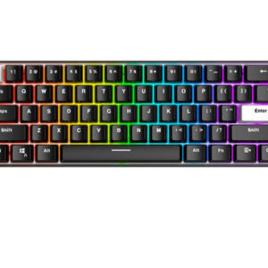 Fantech MK857 MAXFIT61 RGB Wired Mechanical Gaming Keyboard, Black | MK857