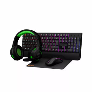 Porodo 4in1 Gaming Starter Kit ,Black | PDX213-BK