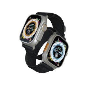 Porodo Smart Watch Ultra Titanium 1.86 Inches Wide Screen, Black | PD-SWULTI-BK