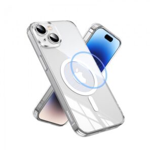 UGREEN Crystal Transparent Magnetic Protective Case for iPhone 15 (Clear)| 25396