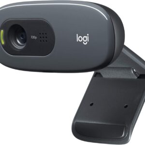 Logitech C270 Desktop or Laptop Webcam, HD 720p Widescreen for Video Calling and Recording