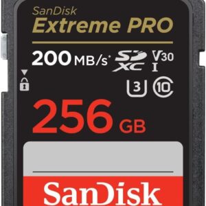SanDisk 256GB Extreme Pro SDXC UHS-I 200MB/S | SDSDXXD-256G-GN4IN