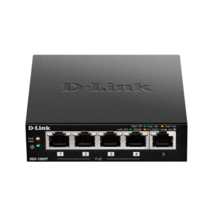 D-Link 5-Port Gigabit Desktop Switch with 4 PoE ports | DGS-1005P/E