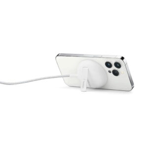 Belkin Portable Wireless Charger Pad With Stand, White | WIA004BTWH