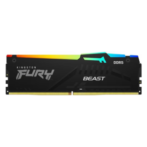 Kingston FURY Beast Black RGB EXPO 16GB 6000MT/s DDR5 CL30 DIMM Desktop Gaming Memory | KF560C30BBEA-16