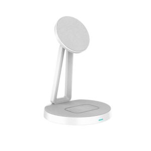 WIWU 2 in 1 Magnetic Wireless Charger M13 White | CH-M13-WT