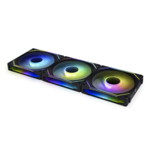 Lian Li UNI FAN SL-Infinity 120-3 Black Triple Pack With Controller | G99.12SLIN3B.00