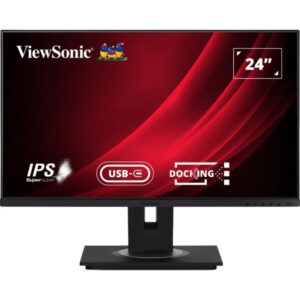 ViewSonic VG2456 24″ Docking Monitor Featuring USB Type-C and Ethernet | VG2456