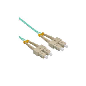 Eussonet Multimode OM4 ( SC/UPC-SC/UPC) Duplex Fiber Patch Cord - 2 Meter | EU-OM4SC-2M-405