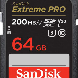 SanDisk 200MB/s Extreme Pro SDXC UHS-I SD Card | SDSDXXD-64G-GN4IN