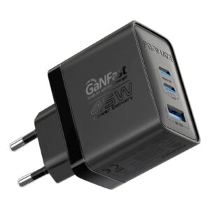 Promate GaNFast Adapter Charger 45W - Black | POWERPORT-45
