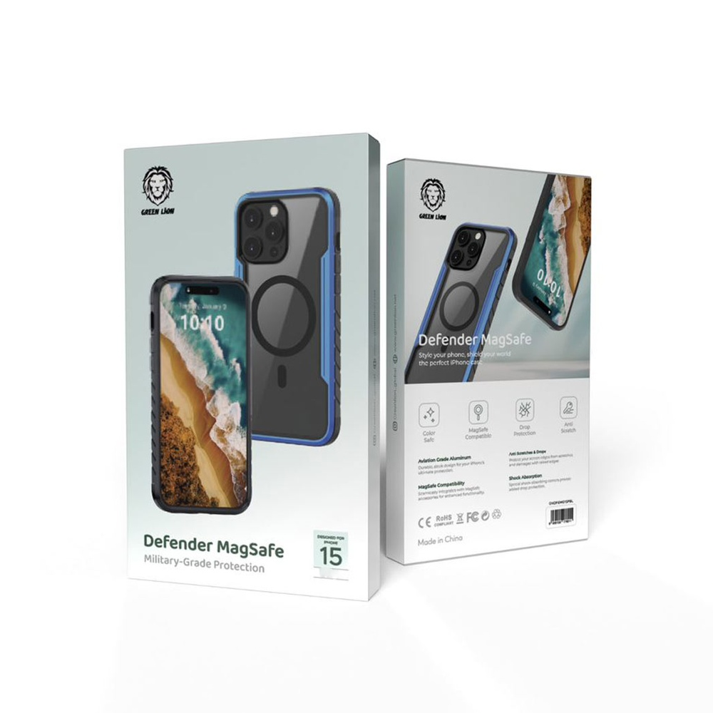 Green Lion Delgado Plus with Camera Protection Case for iPhone 15 Pro / 15 Pro Max | GNDLGPM15PCL