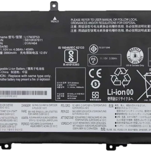 Lenovo ThinkPad L480 L580 Battery -L17M3P54- L17L3P52 | L17M3P54