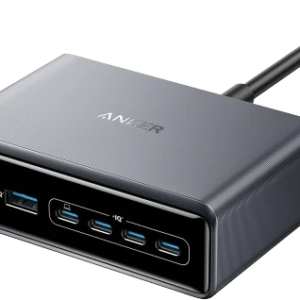 Anker Prime 200W GaN Desktop Charger - 6 Ports (4 USB-C, 2 USB-A)
