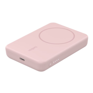Belkin Magnetic Wireless Power Bank 5K + Stand - Pink | BBC010-PK