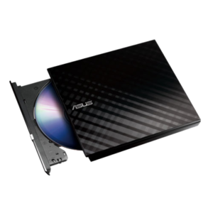 ASUS 08D2S-U Ultra-Slim Portable External DVD Burner & Writer – USB 2.0 Optical Disc Drive with 8X DVD Write Speed, Disc Encr