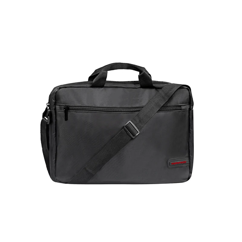 Promate Premium Lightweight Messenger Bag for Laptops up to 15.6” with Front Storage Zipper | GEAR-MB