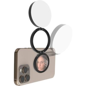 Porodo Lifestyle Magnetic Selfie Fill Light - Black | PD-LFST168-BK