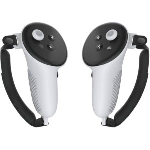 VR Controller Protective Silicone Cover with Analog Grips For Meta Quest 3 & Meta Quest 3s Controllers - White