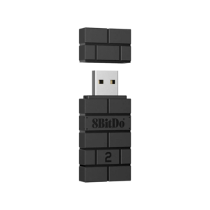 8Bitdo Wireless USB Adapter 2 for Switch, Windows, Mac, Raspberry Pi & Steam Deck - Compatible with Xbox, PS5 Controllers - B