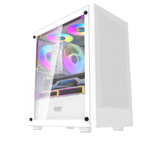 DarkFlash M305 M-ATX PC Case - White | M305