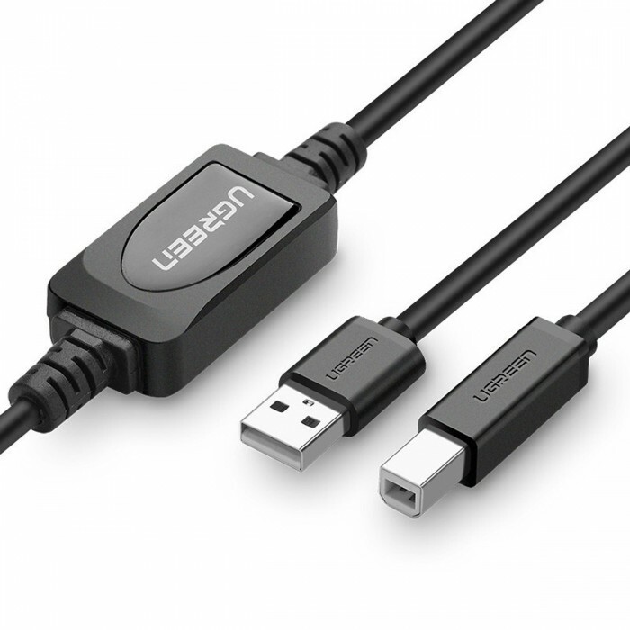 UGREEN Active Cable Printer USB 2.0 A Super Speed 15M | US122 | 10362