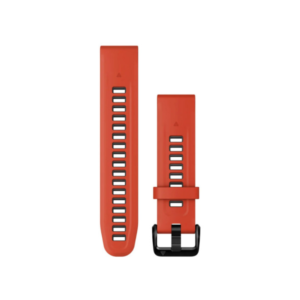 Garmin QuickFit 20 Watch Bands Flame Red Silicone | 010-13279-04