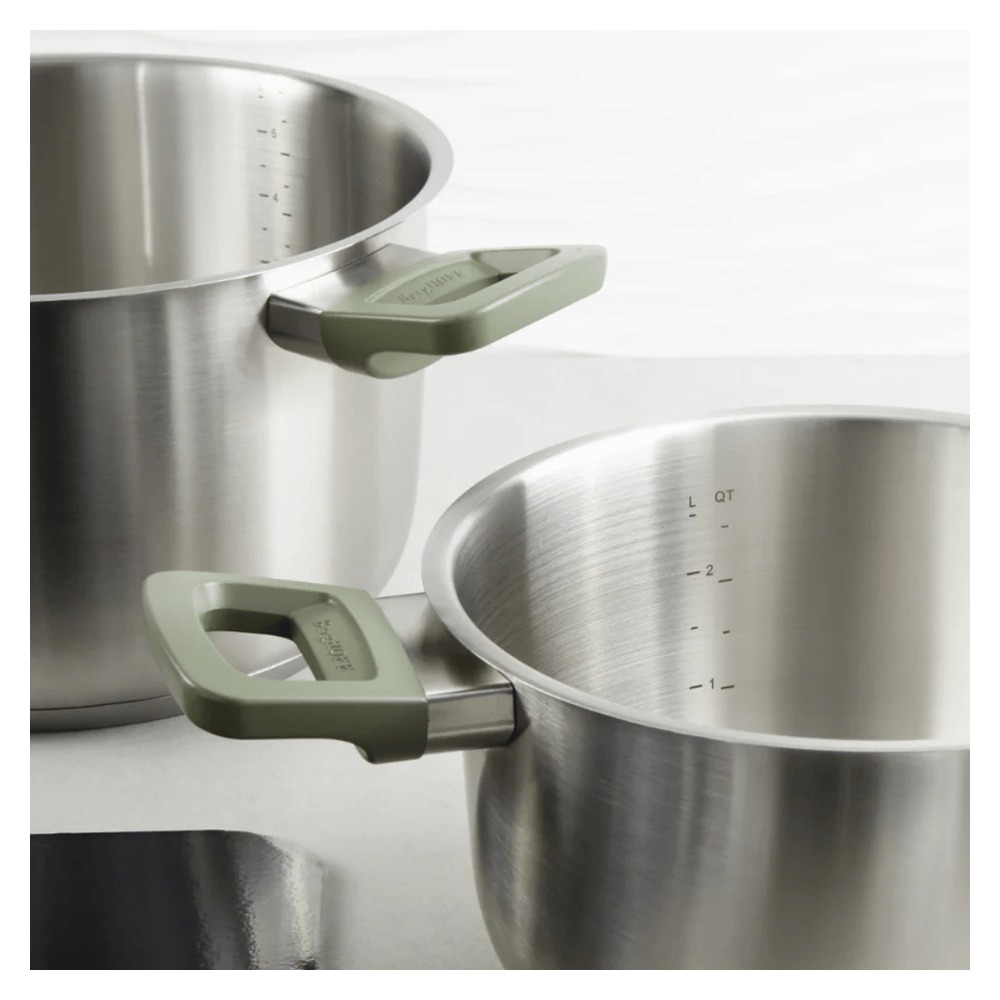 Berghoff Bolt 3950637 Stainless Steel Cookware Set 8pcs Green | 290606
