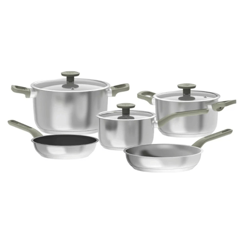 Berghoff Bolt 3950637 Stainless Steel Cookware Set 8pcs Green | 290606