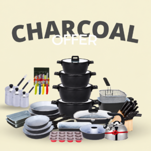 Dorsch Charcoal Cookware & Kitchen Offer - 22 Pcs
