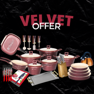 Dorsch Velvet Cookware & Kitchen Offer - 21 Pcs