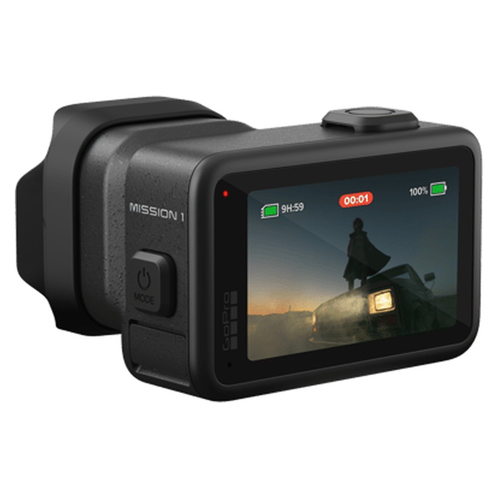 GoPro MISSION 1 Action Camera, 4K Video, Waterproof, Black, New | CHDHW-001