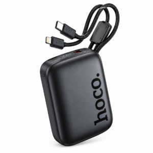 Hoco 20000mAh 22.5W Power Bank with 2 Built-In Cables | Q55