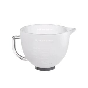KitchenAid 4.8L Bowl for Tilt-Head Stand Mixer - Frosted Glass | 5K5GBF