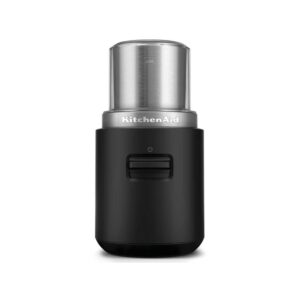 KitchenAid Go Cordless Blade Coffee Grinder - Matte Black | 5KBGR100BM