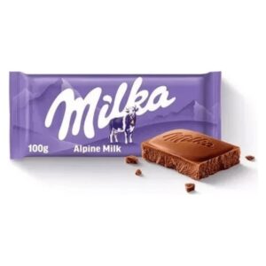 Milka Alpine Milk Chocolate Tablet 98g | 290894
