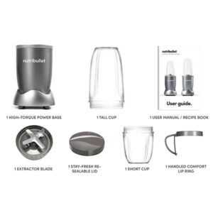 Nutribullet 600w personal blender 6 pcs |NBR-0612
