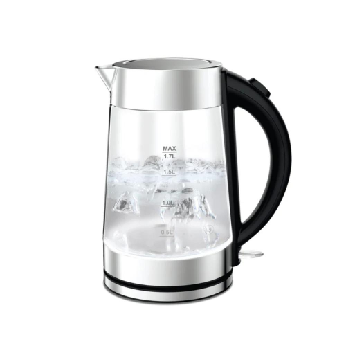 Nutricook Electric Glass Kettle – 1.7L, Double-Wall, Heavy-Duty Design, Elite Durability | NC-GK100