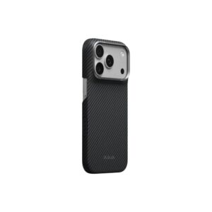 PITAKA iPhone 18 Pro Max Edge Case - 600D Black/Grey Twill | KI1801PM